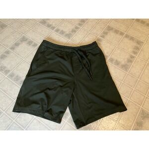 Eddie Bauer Shorts Men Medium Green Solid Sleepwear Elastic Waist Drawstring